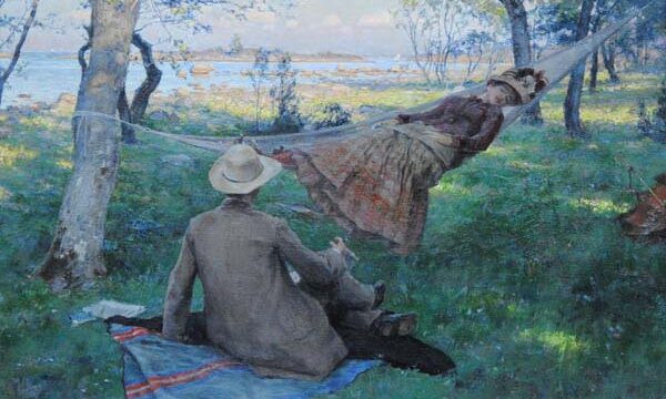 Siesta i trädgården